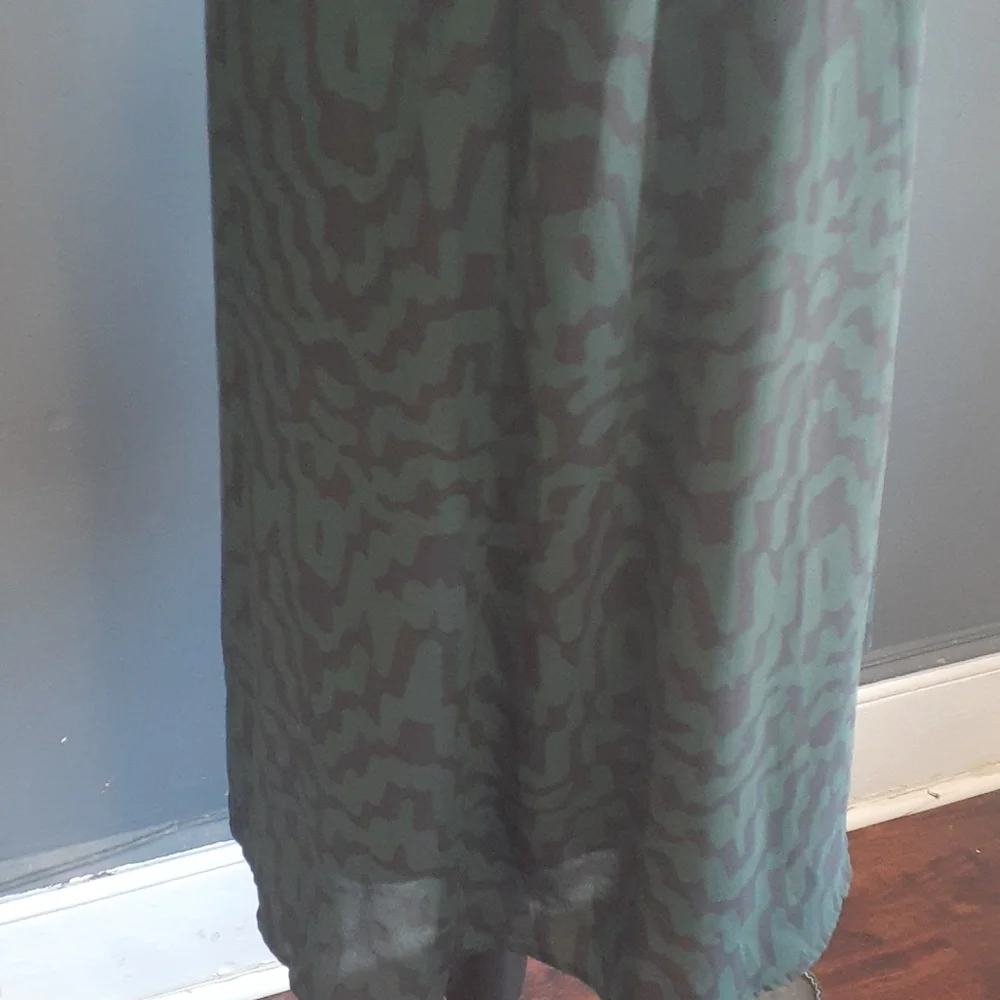 BB DAKOTA green Babydoll Dress Sz M - Picture 5 of 14